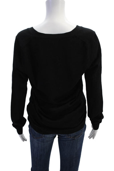 J Crew Women's Long Sleeves Button Up Sequin Cardigan Sweater Black Size M