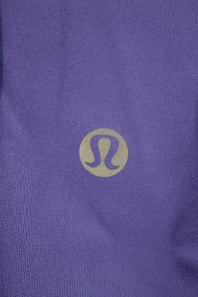 Lululemon Womens Scoop Neck Sleeveless Fitted Lined Tank Top Purple Size S