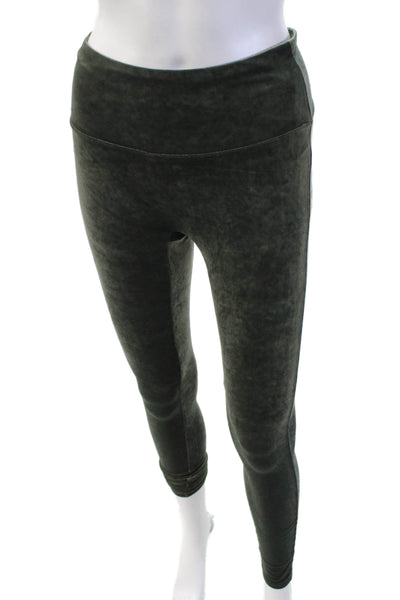 Spanx Women's High Waist Fitted Casual Lounge Ankle Legging Green Size S