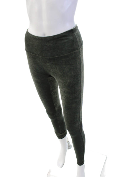 Spanx Women's High Waist Fitted Casual Lounge Ankle Legging Green Size S