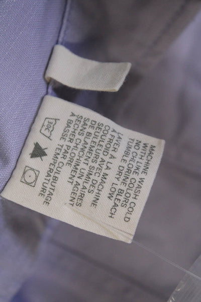 G1 All Purpose Goods Womens Zipper Fly Mid Rise Chino Shorts Purple Size 8