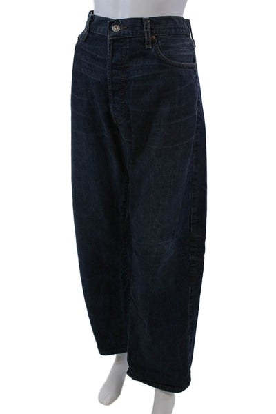 Levis Womens Cotton Button Lined Straight Leg Denim Jeans Blue Size EUR 36