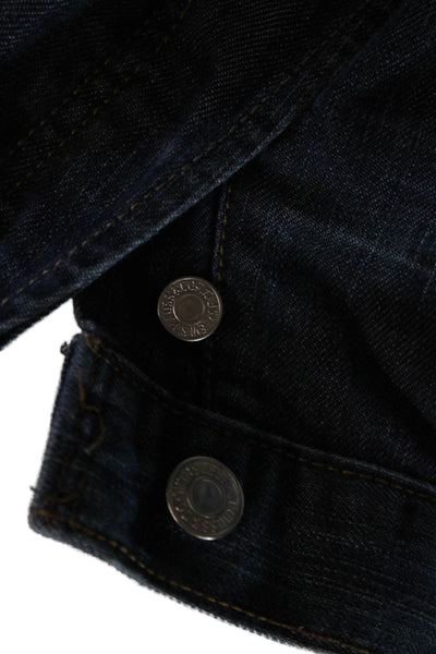 Levis Womens Cotton Button Lined Straight Leg Denim Jeans Blue Size EUR 36