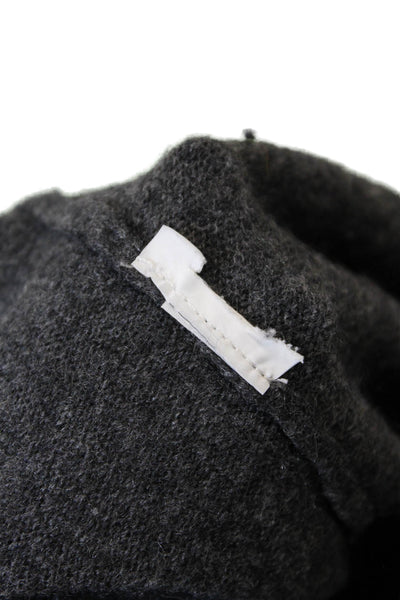 J Crew Womens Cashmere Crew Neck Long Sleeve Knitted Sweater Gray Size XS