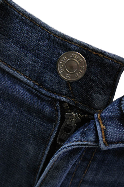 Rag & Bone Women's Distress Midrise Medium Wash Skinny Jeans Pants Size 26