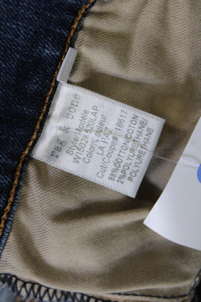 Rag & Bone Women's Distress Five Pocket Medium Wash Skinny Jean Pants Size 26