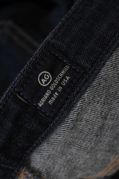 AG Women's Dark Wash Five Pocket Cigarette Straight Leg Denim Pants Size 26
