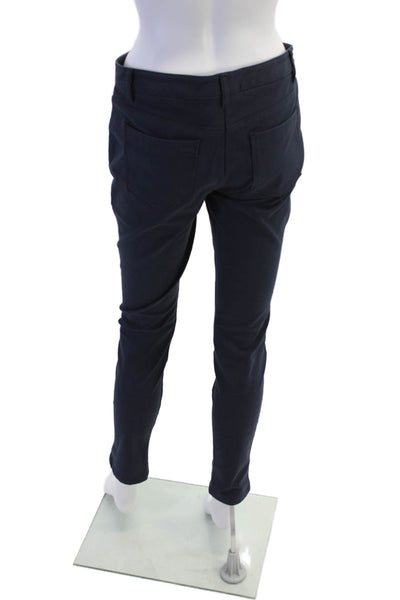Theory Womens Mid Rise Skinny Leg Estella New Recovery Pants Navy Blue Size 8