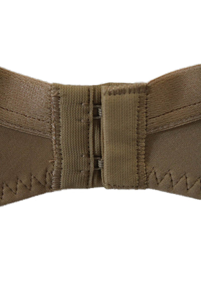 Simone Perele Womens Mesh Detail Underwired Full Coverage Bra Beige Size 42C
