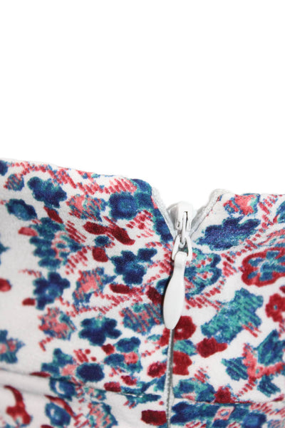 Rebecca Taylor Womens Silk Abstract Print Pleated Shorts Multi Size 2