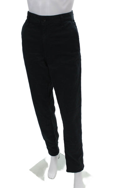 Rag & Bone Womens Mid Rise Slim Leg Causal Pants Navy Blue Cotton Size 31