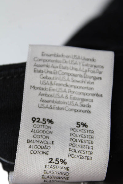 Mother Womens Cotton Denim Five Pocket Mid-Rise Skinny Jeans Blue Size 25