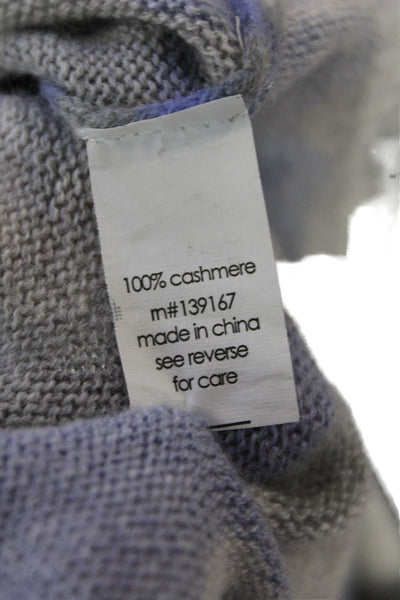 27 Miles Womens Cashmere Camouflage Pullover Knit Sweater Green Size XS
