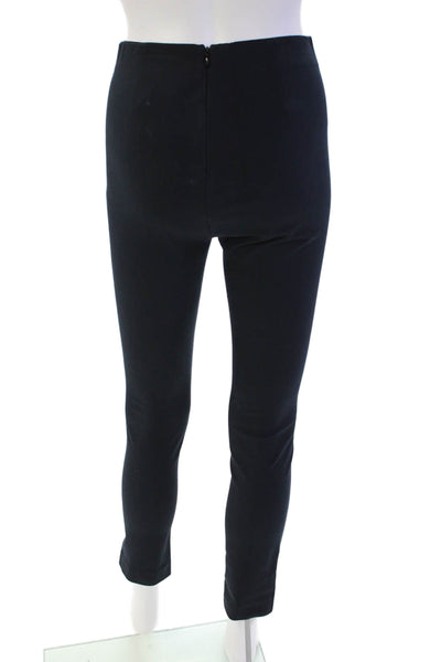 Rag & Bone Womens Cotton Blend Flat Front Mid-Rise Skinny Pants Navy Size 0