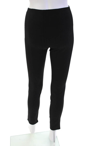 Theory Womens Stretch Solid Pull On Mid-Rise Ankle Leggings Black Size 9