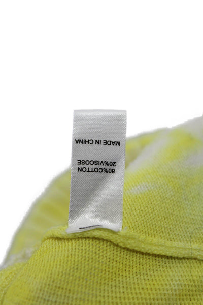 Central Park West Womens Cotton Tie Dye Knitted Hoodie Multicolor Size S