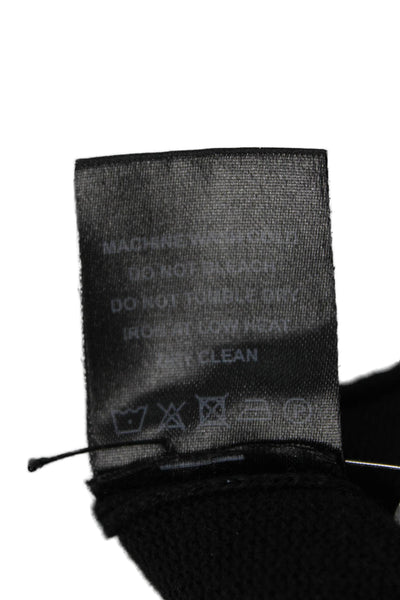 One Grey Day Womens Elasticated Drawstring Straight Leg Sweatpants Black Size S