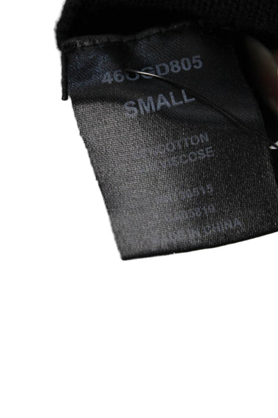 One Grey Day Womens Elasticated Drawstring Straight Leg Sweatpants Black Size S