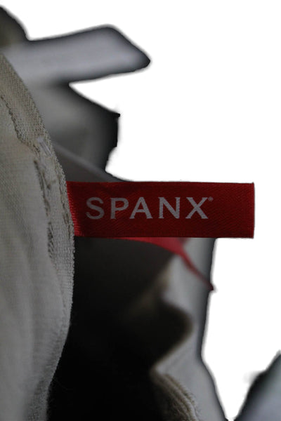 Spanx Women's Pull-On Pockets Straight Leg Dress Pants Beige Size S
