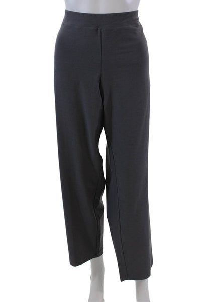 Eileen Fisher Women's Flat Front Straight Leg Dress Pants Gray Size 3X