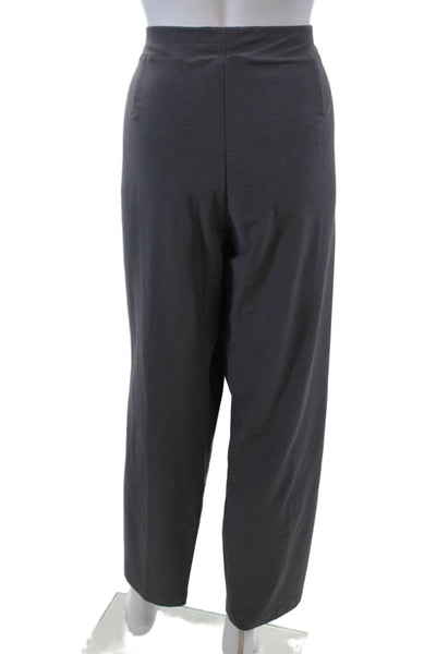 Eileen Fisher Women's Flat Front Straight Leg Dress Pants Gray Size 3X
