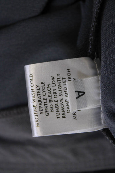 Eileen Fisher Women's Flat Front Straight Leg Dress Pants Gray Size 3X