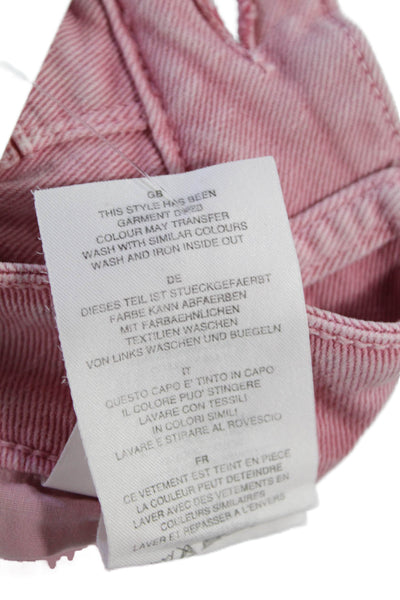 Closed Womens Mid Rise Skinny Leg Baker Jeans Dust Rose Pink Cotton Size 28