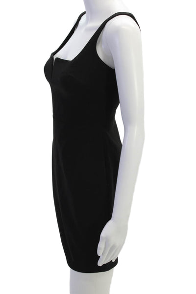 Likely Womens Sleeveless High Waist Knee Length Sheath Dress Black Size 2