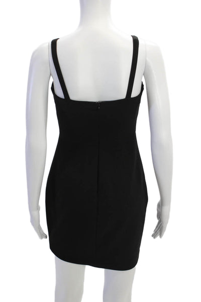 Likely Womens Sleeveless High Waist Knee Length Sheath Dress Black Size 2