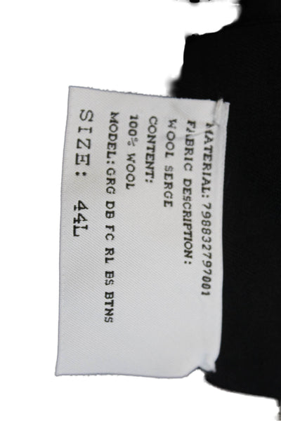 Ralph Lauren Purple Label Mens Wool Double Breasted Blazer Size 44