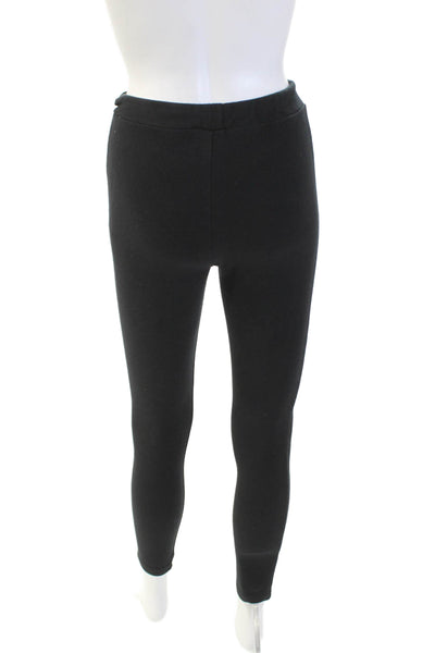 Naadam Womens Pull On High Rise Leggings Black Cotton Size Extra Small