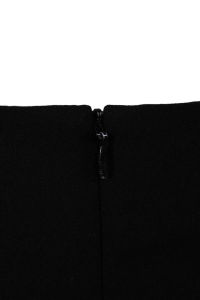 Theory Womens Knee Length Golda 2 Urban Pencil Skirt Black Wool Size 2
