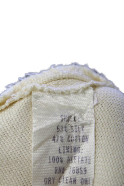 J. Mclaughlin Mens Linen Textured Zip Button Lined Dress Shorts Yellow Size EUR