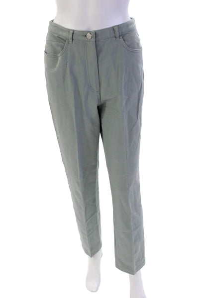 Emanuel Emanuel Ungaro Womens Cotton 5 Pocket Straight Leg Jeans Gray Size 6/40