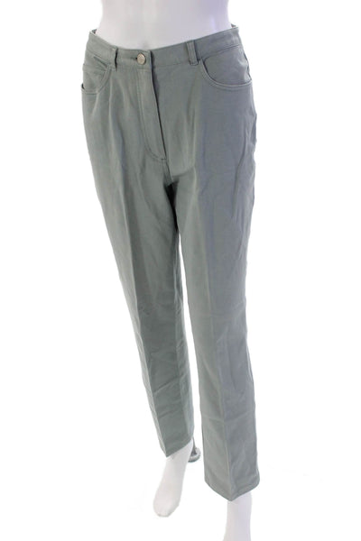 Emanuel Emanuel Ungaro Womens Cotton 5 Pocket Straight Leg Jeans Gray Size 6/40