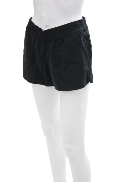 Joie Womens Stretch Pull-On High-Waisted Casual Shorts Black Size XS