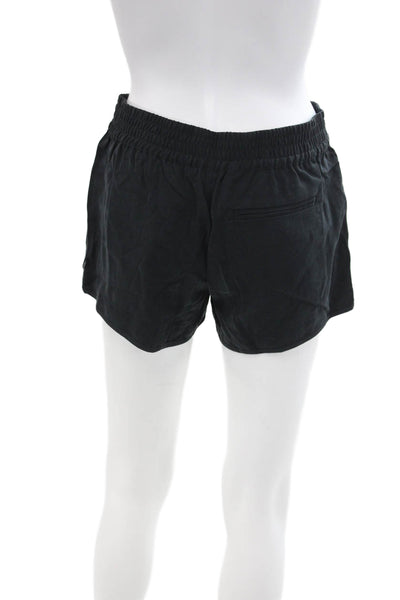 Joie Womens Stretch Pull-On High-Waisted Casual Shorts Black Size XS