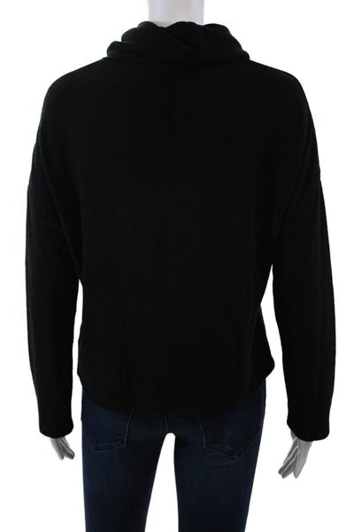 Z Supply Womens Cotton Long Sleeve Turtleneck Pullover Knit Sweater Black Size X
