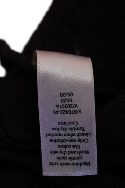 Athleta Womens Long Sleeve Scoop Neck Oversized Sweatshirt Purple Size PM