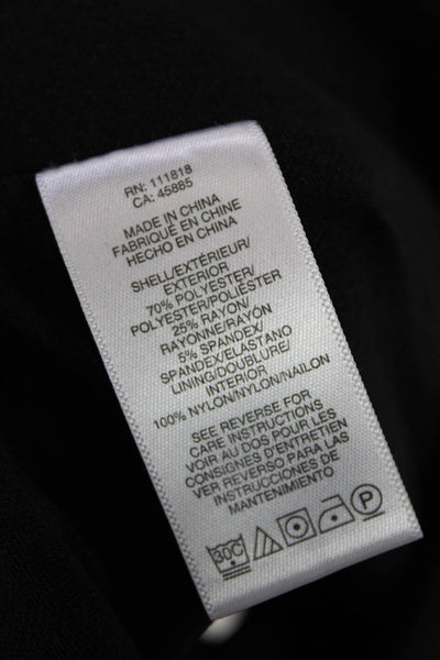 Michael Michael Kors Women's Hook Closure Slit Hem Mini Skirt Black Size 10