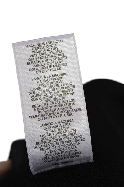 Michael Michael Kors Women's Hook Closure Slit Hem Mini Skirt Black Size 10