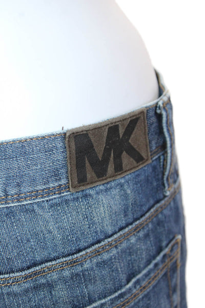 Michael Kors Women's Five Pocket Medium Wash Straight Leg Denim Pants Size 31