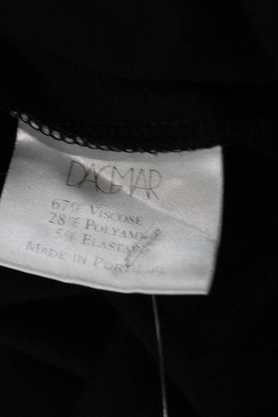 Dagmar Womens Long Sleeves Mid Calf Body Con Dress Black Grey Size EUR 36