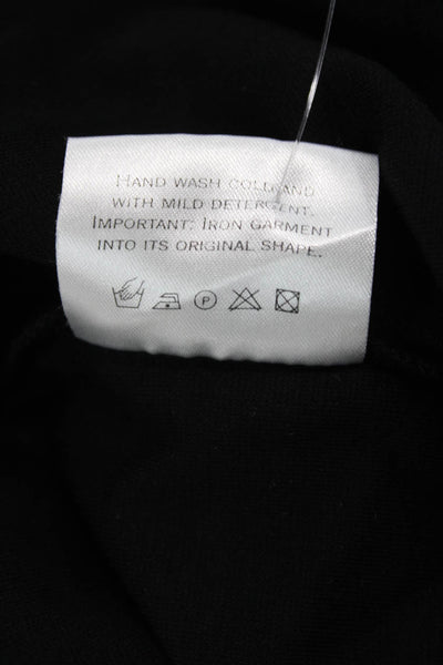 Dagmar Womens Long Sleeves Mid Calf Body Con Dress Black Grey Size EUR 36