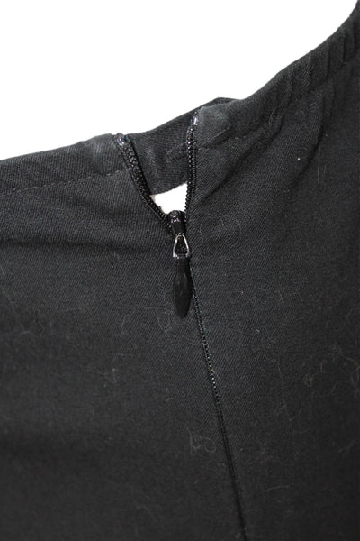 Eileen Fisher Womens Pull On Slim Leg High Rise Pants Black Size Petite Large