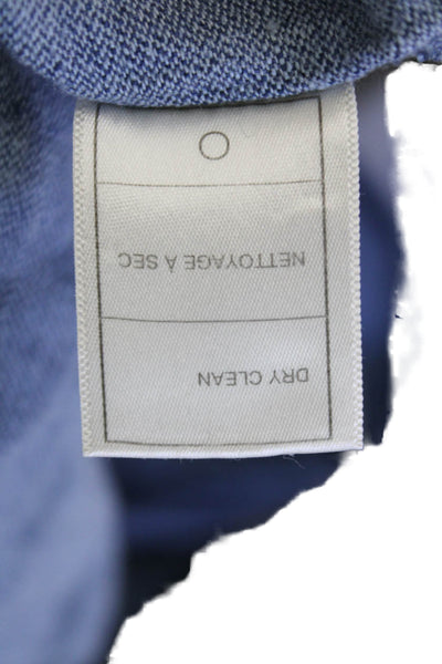 BB Dakota Womens Cotton Long Sleeve Button Up Denim Top Blue Size XXS