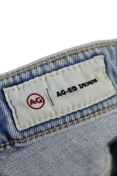 AG Women's Midrise Five Pocket Button Light Wash Bootcut Denim Pants Size 30