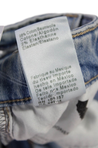 AG Women's Midrise Five Pocket Button Light Wash Bootcut Denim Pants Size 30