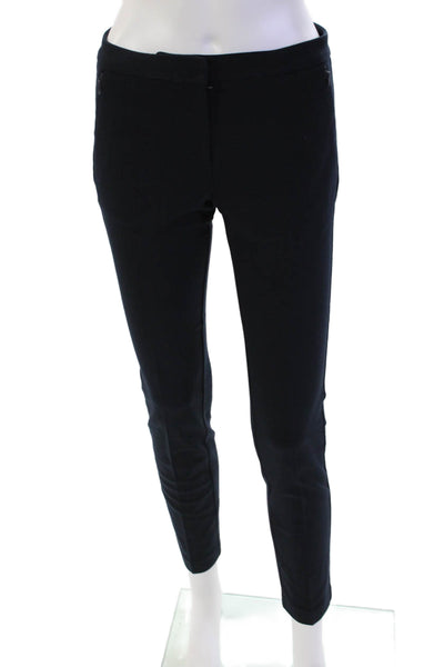 Kobi Halperin Women's Hook Closure Straight Leg Dress Pants Black Size 4