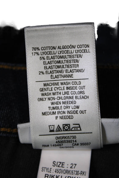 Joe's Collection Womens Cotton Blend Denim Mid-Rise Bootcut Jeans Blue Size 27